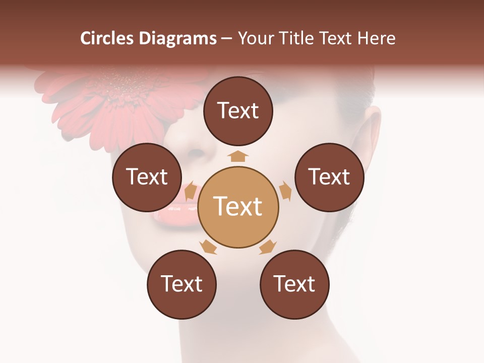 Lady Charm White PowerPoint Template