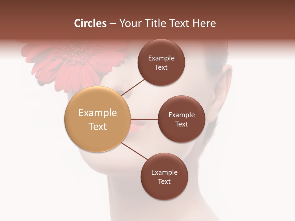 Lady Charm White PowerPoint Template