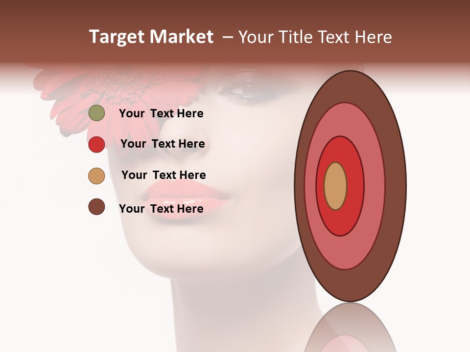 Lady Charm White PowerPoint Template