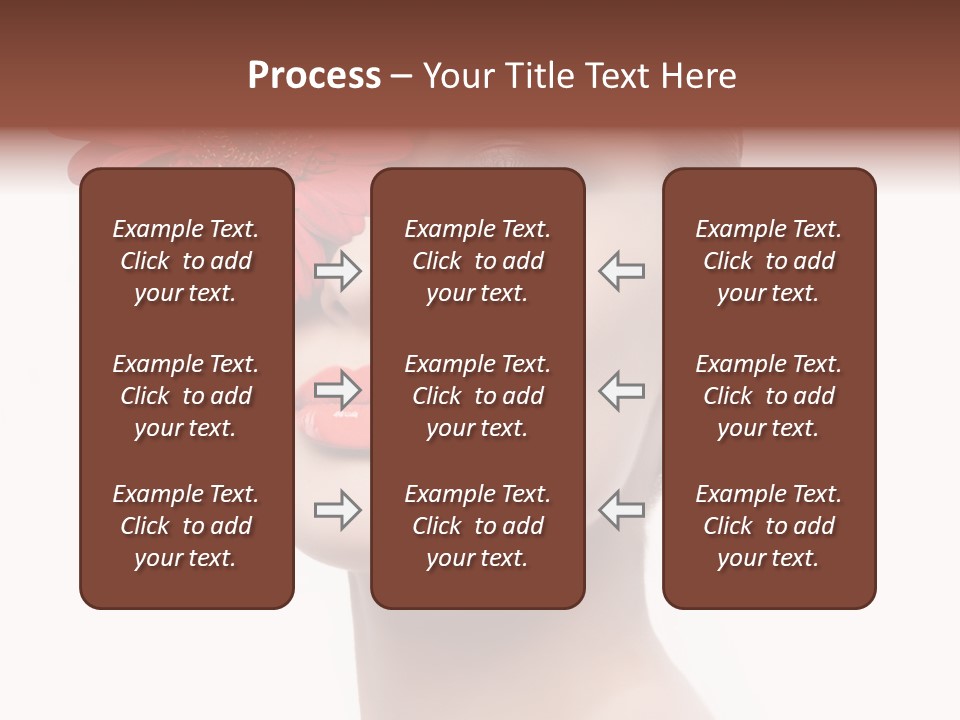 Lady Charm White PowerPoint Template