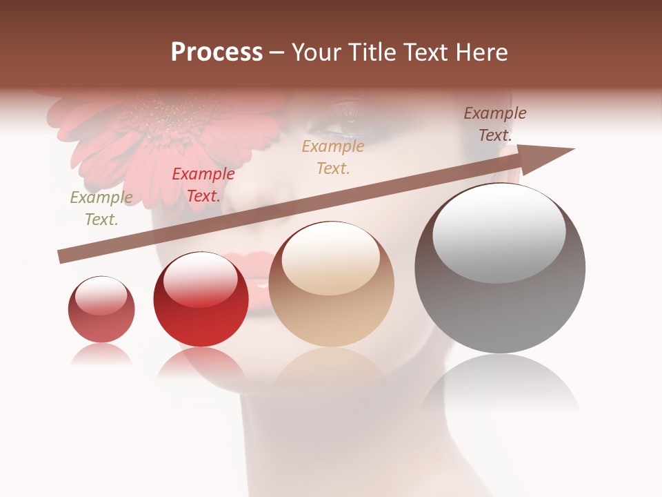 Lady Charm White PowerPoint Template