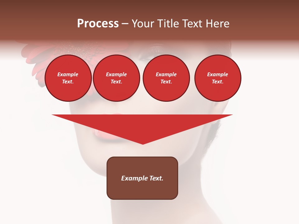 Lady Charm White PowerPoint Template