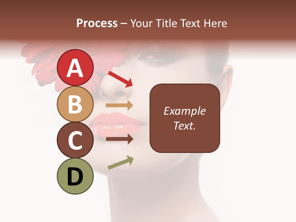 Lady Charm White PowerPoint Template