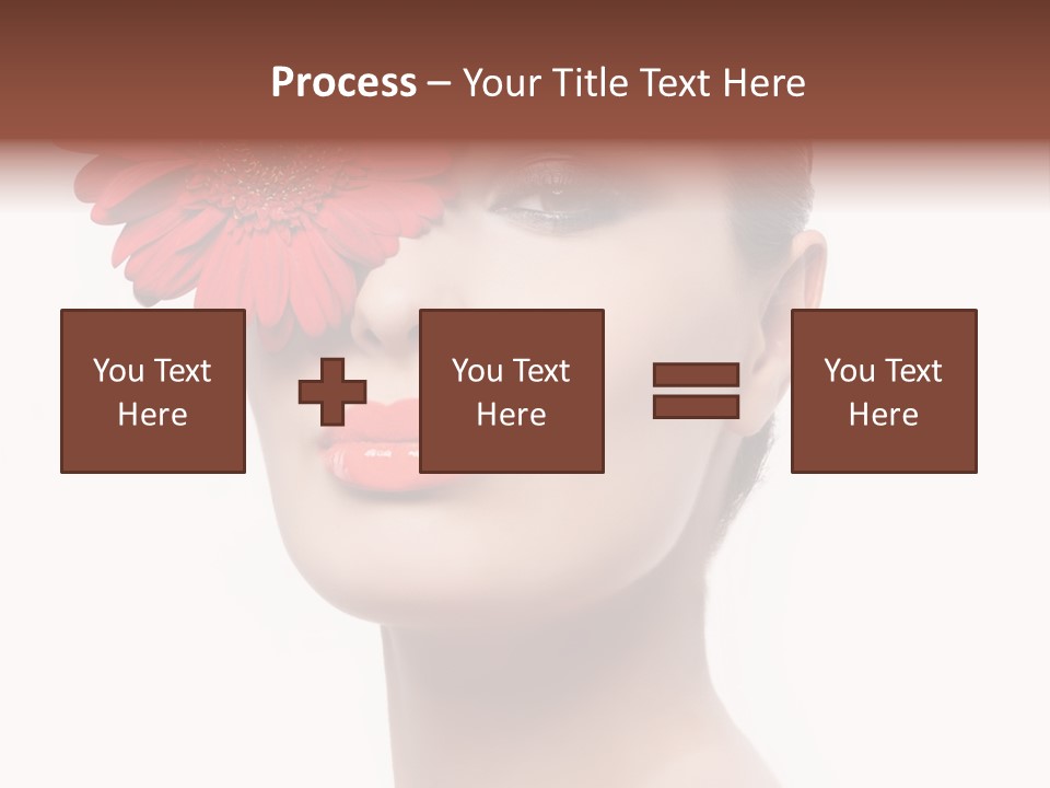 Lady Charm White PowerPoint Template