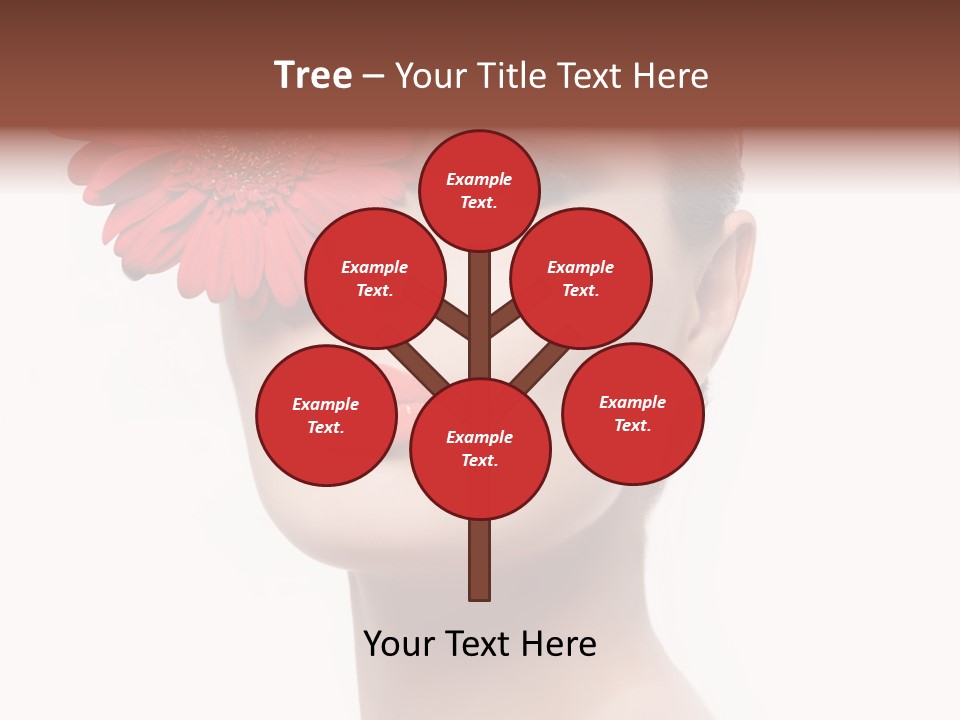 Lady Charm White PowerPoint Template