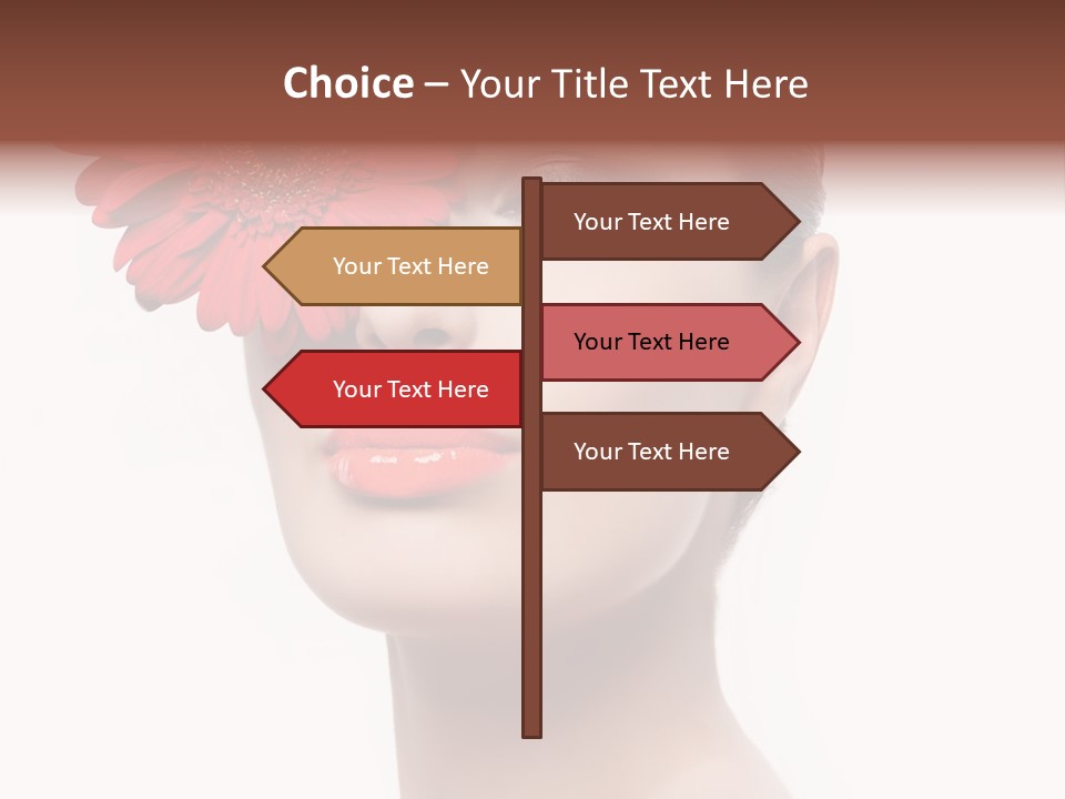 Lady Charm White PowerPoint Template