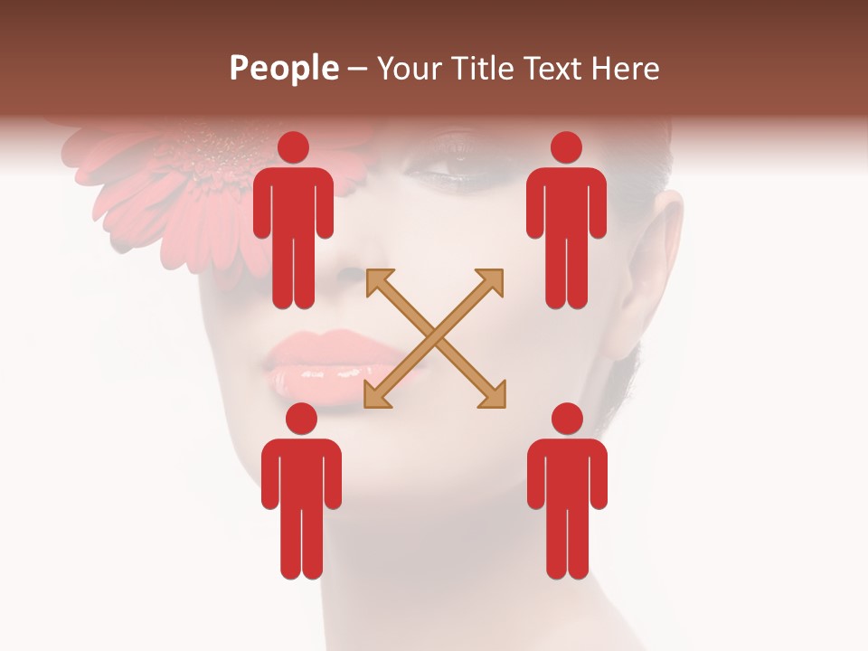 Lady Charm White PowerPoint Template