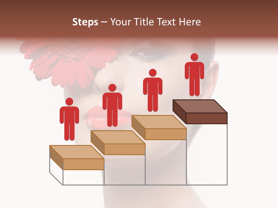 Lady Charm White PowerPoint Template