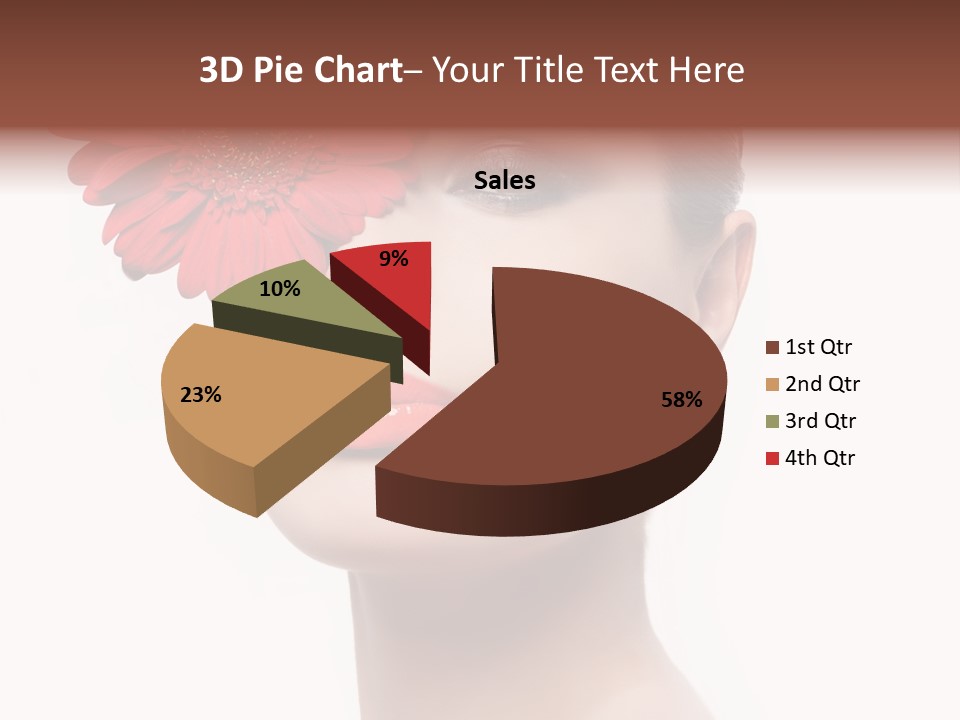 Lady Charm White PowerPoint Template