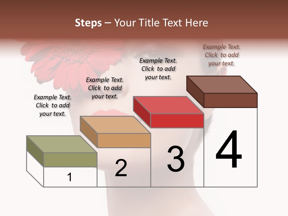 Lady Charm White PowerPoint Template