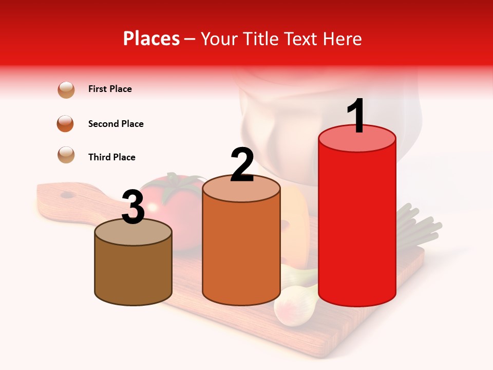 Red Diet Chief PowerPoint Template