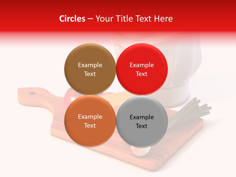 Red Diet Chief PowerPoint Template