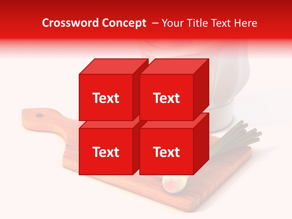 Red Diet Chief PowerPoint Template