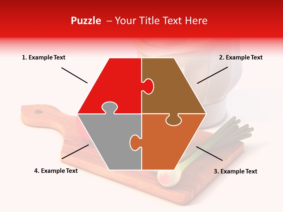 Red Diet Chief PowerPoint Template