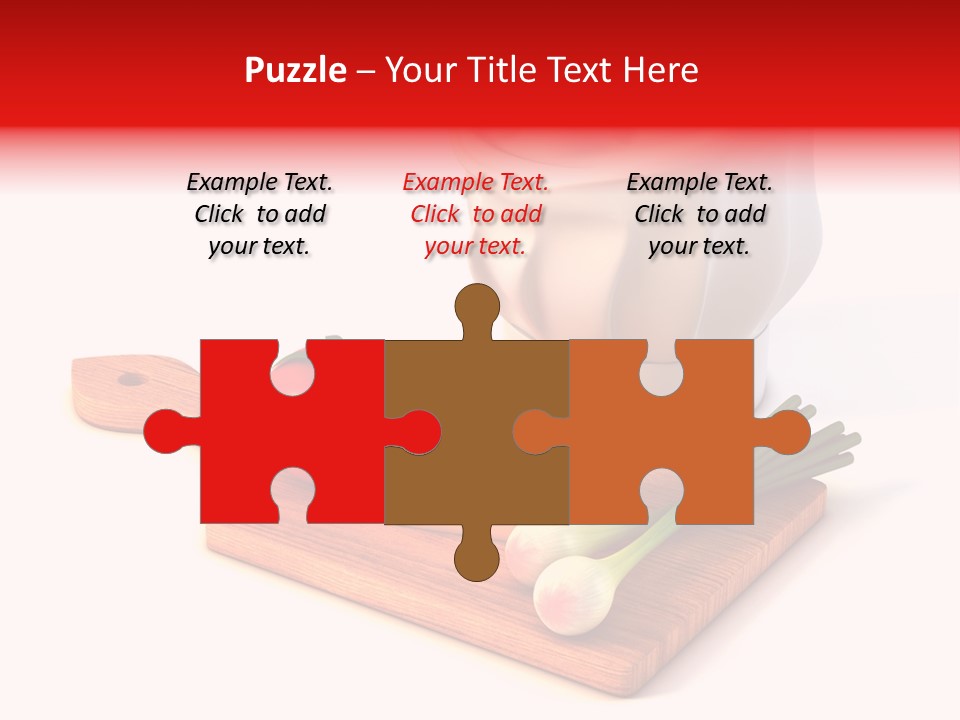 Red Diet Chief PowerPoint Template