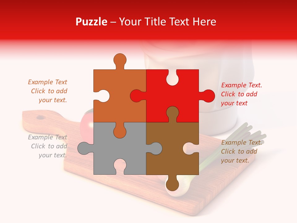 Red Diet Chief PowerPoint Template