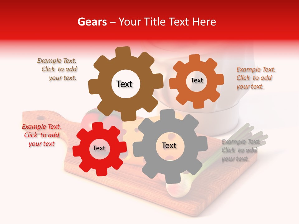 Red Diet Chief PowerPoint Template
