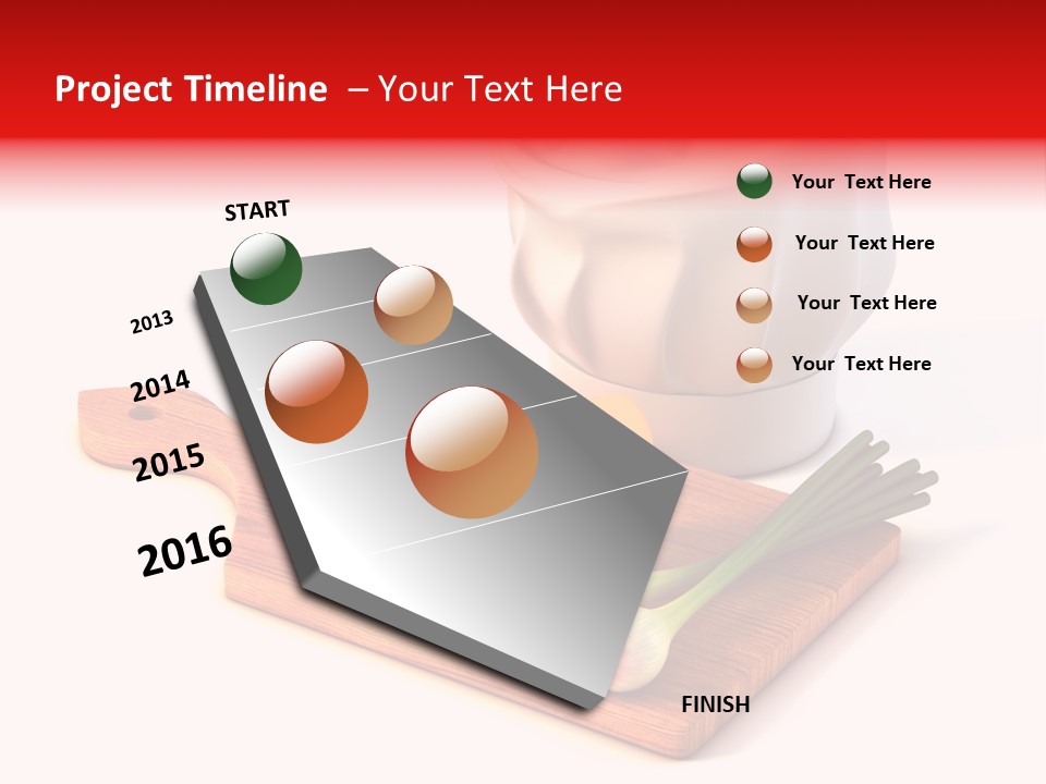 Red Diet Chief PowerPoint Template