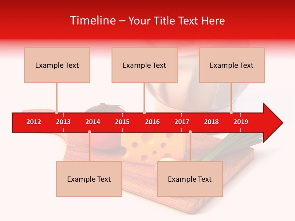 Red Diet Chief PowerPoint Template