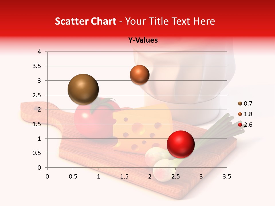 Red Diet Chief PowerPoint Template