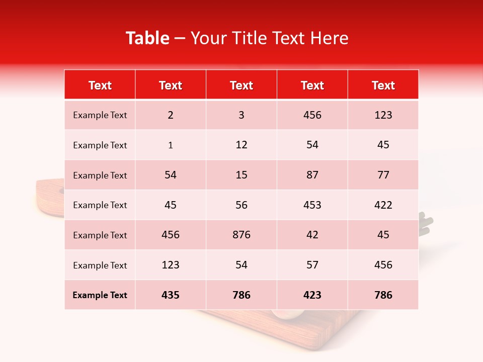 Red Diet Chief PowerPoint Template