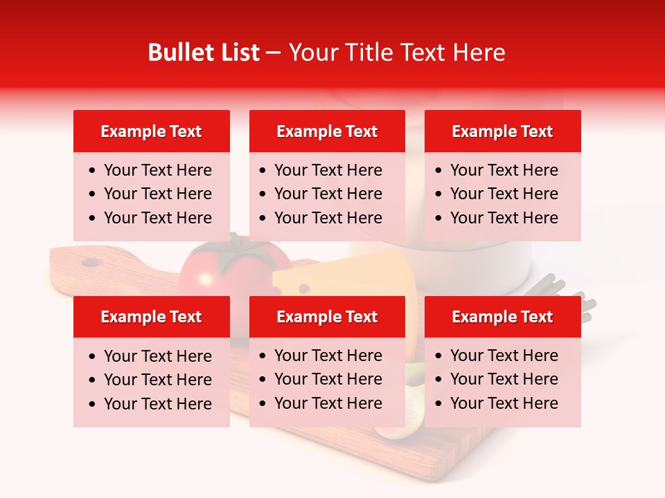 Red Diet Chief PowerPoint Template