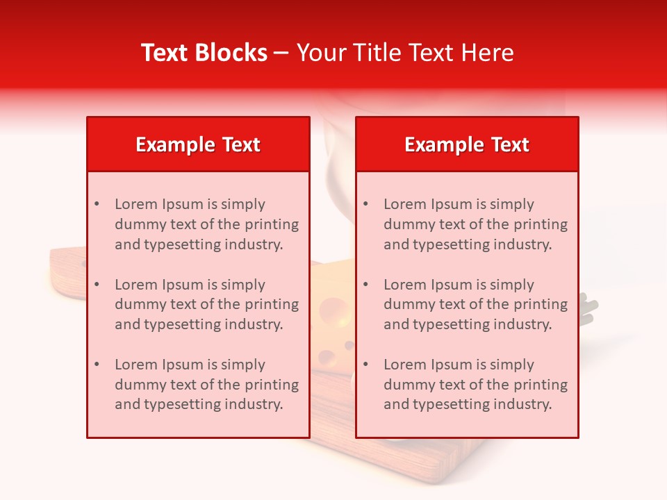 Red Diet Chief PowerPoint Template