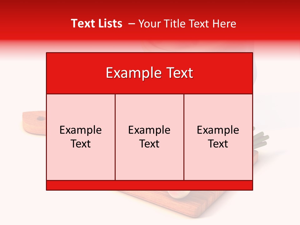 Red Diet Chief PowerPoint Template