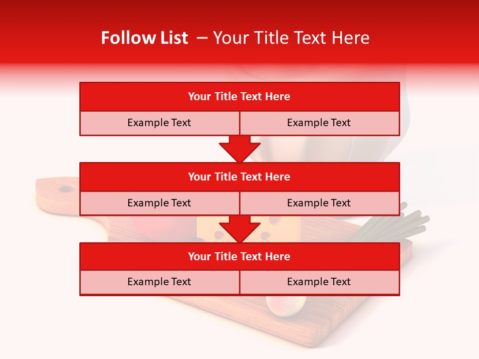 Red Diet Chief PowerPoint Template