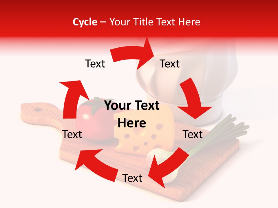 Red Diet Chief PowerPoint Template