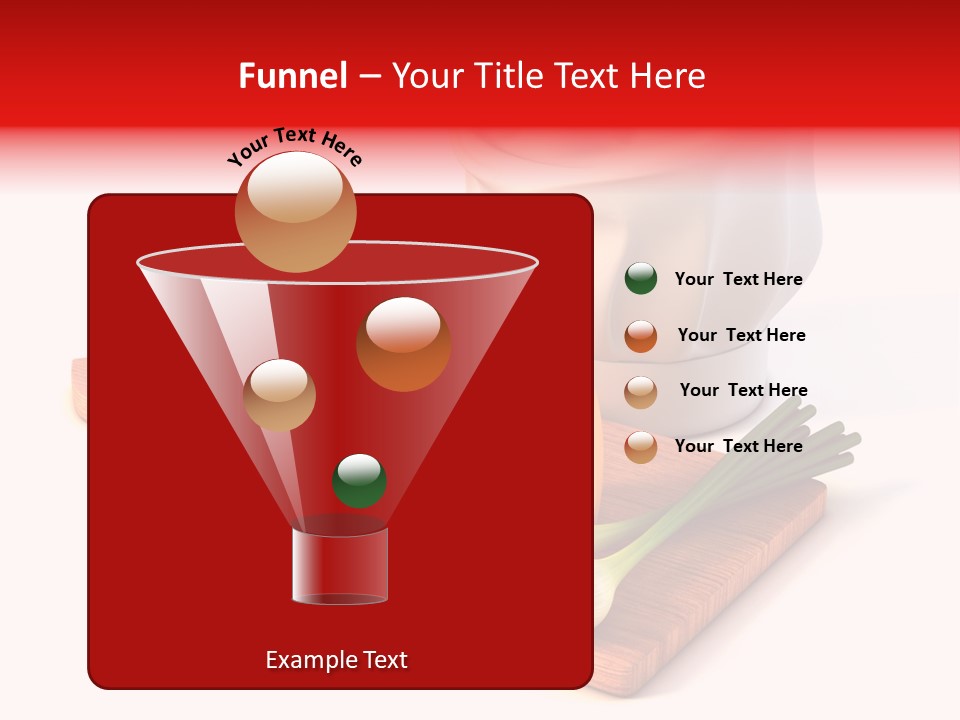 Red Diet Chief PowerPoint Template