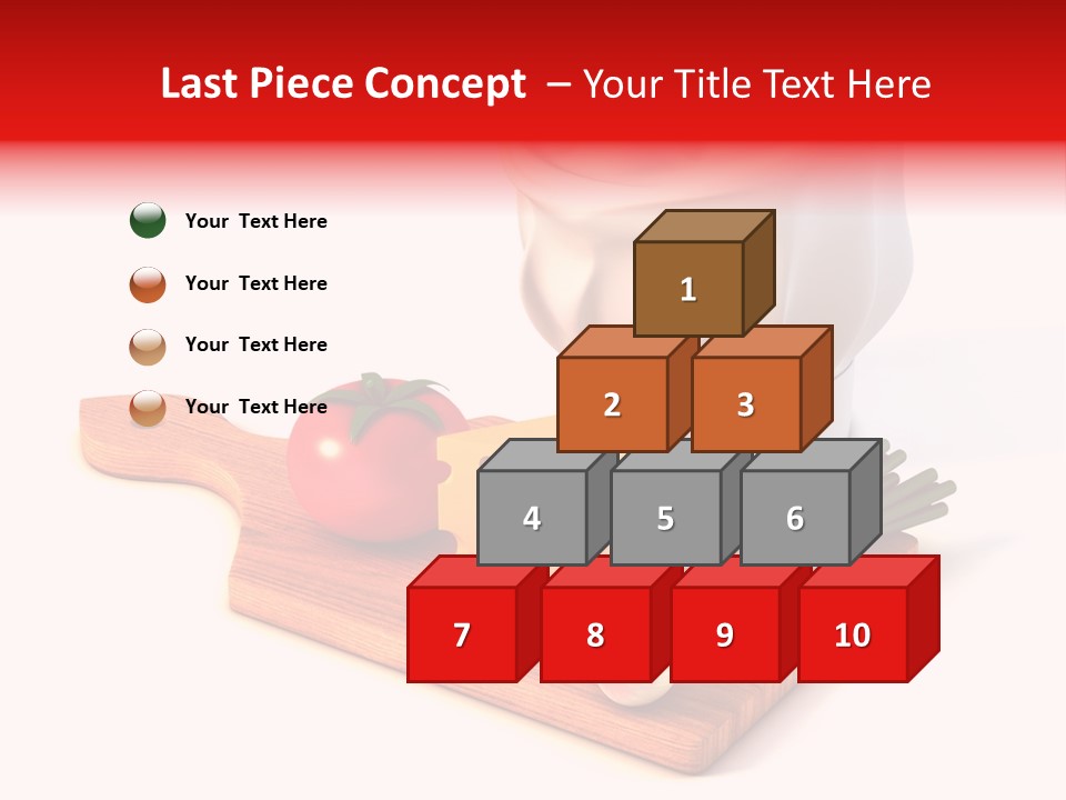 Red Diet Chief PowerPoint Template