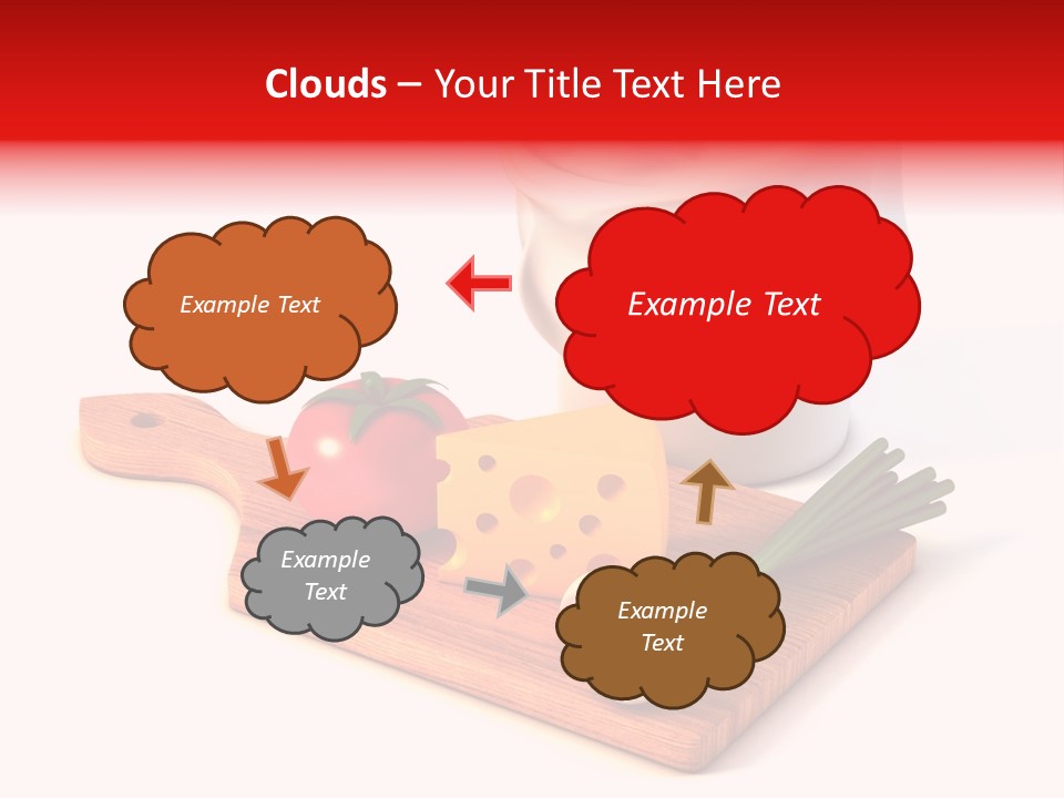 Red Diet Chief PowerPoint Template