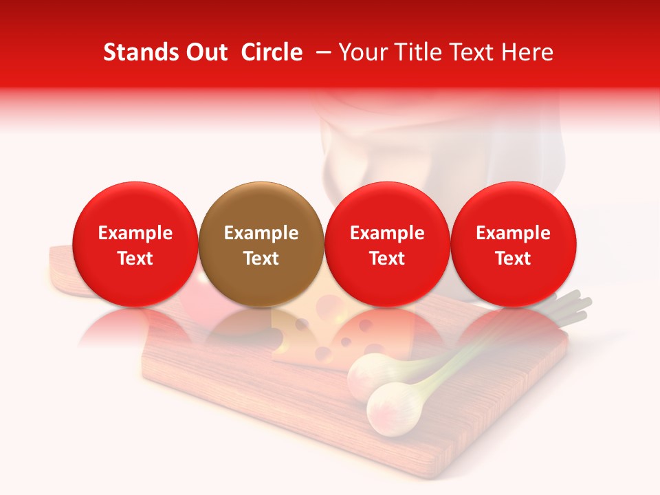 Red Diet Chief PowerPoint Template