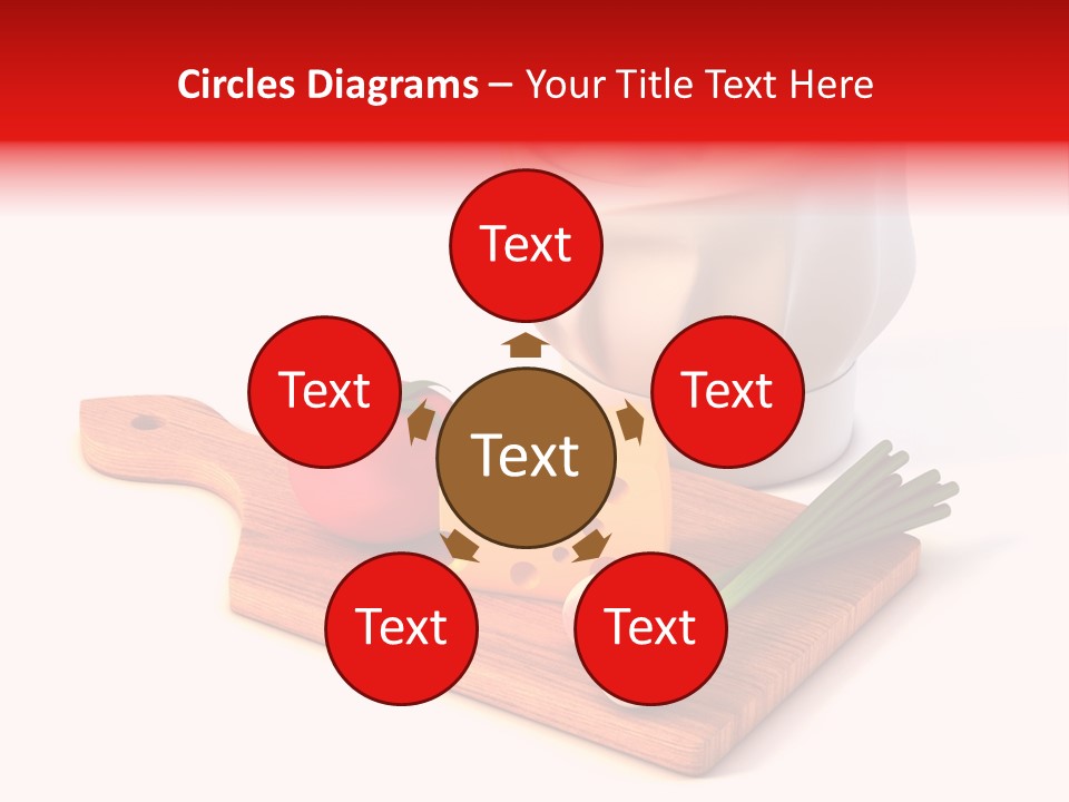 Red Diet Chief PowerPoint Template