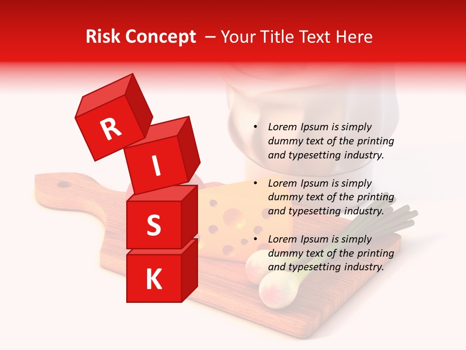 Red Diet Chief PowerPoint Template