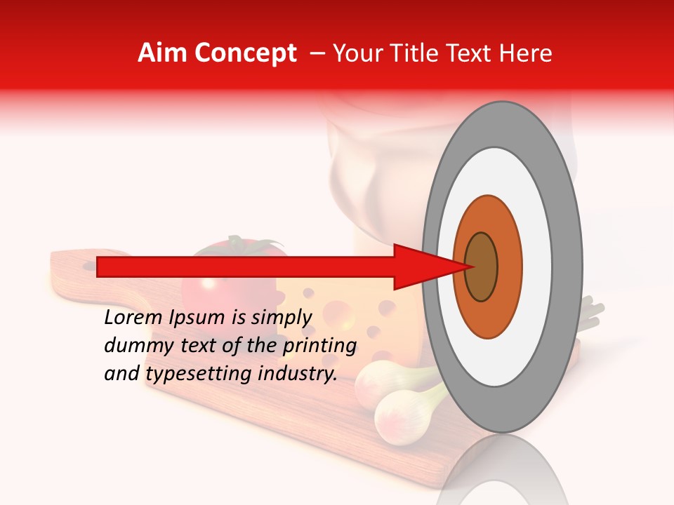 Red Diet Chief PowerPoint Template