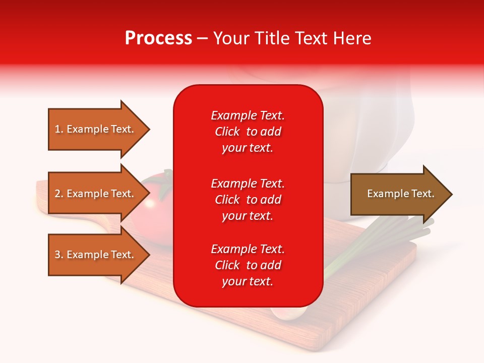 Red Diet Chief PowerPoint Template