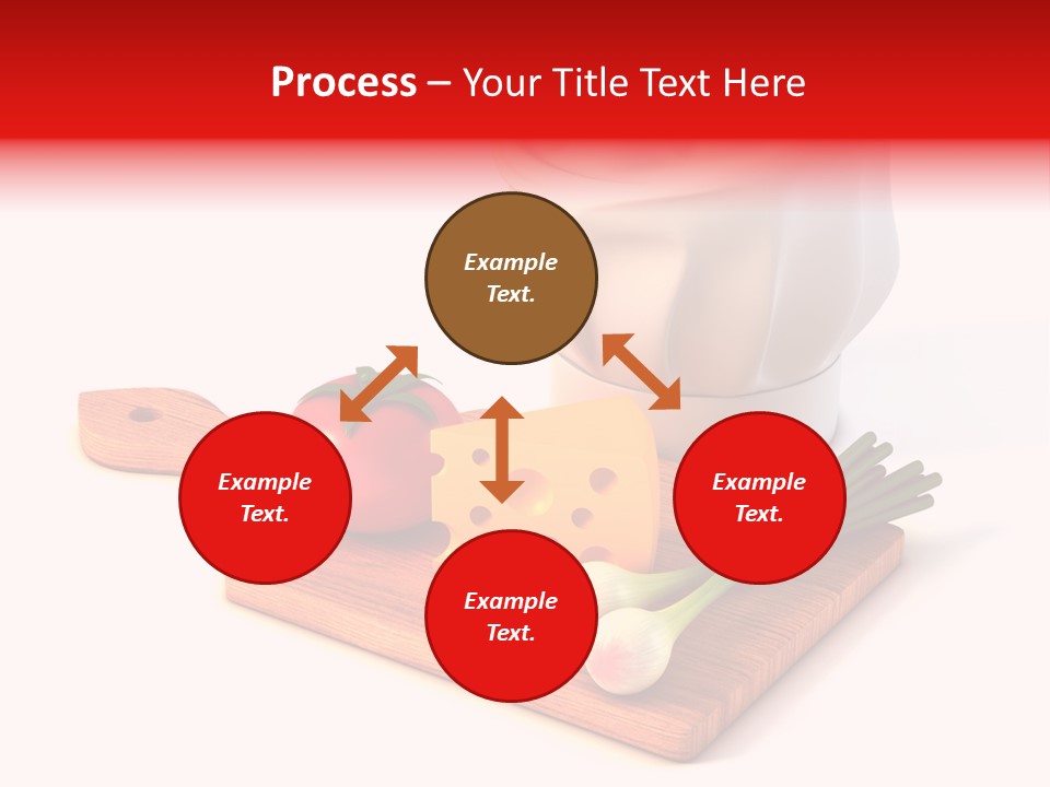 Red Diet Chief PowerPoint Template