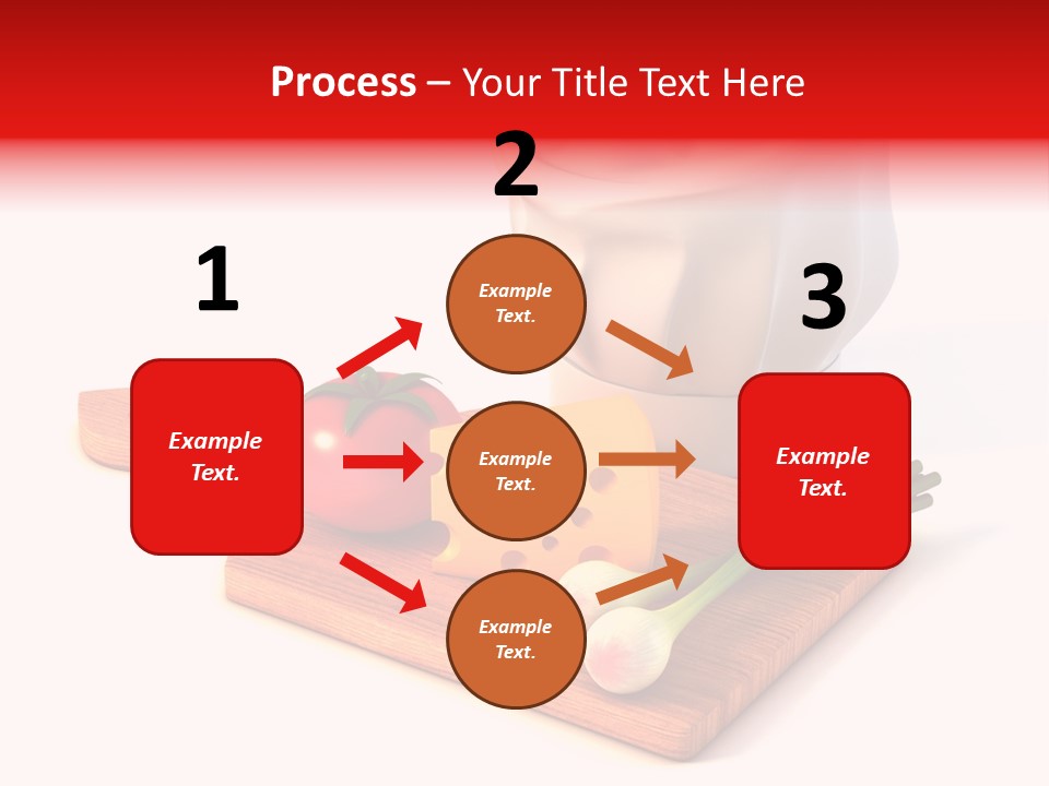 Red Diet Chief PowerPoint Template