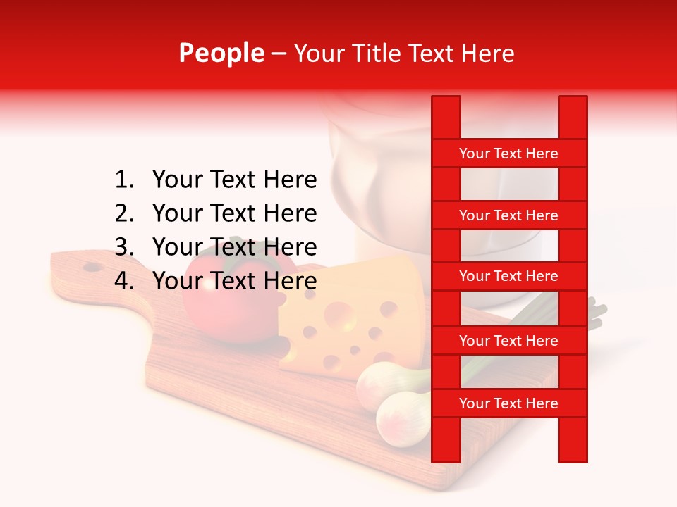 Red Diet Chief PowerPoint Template