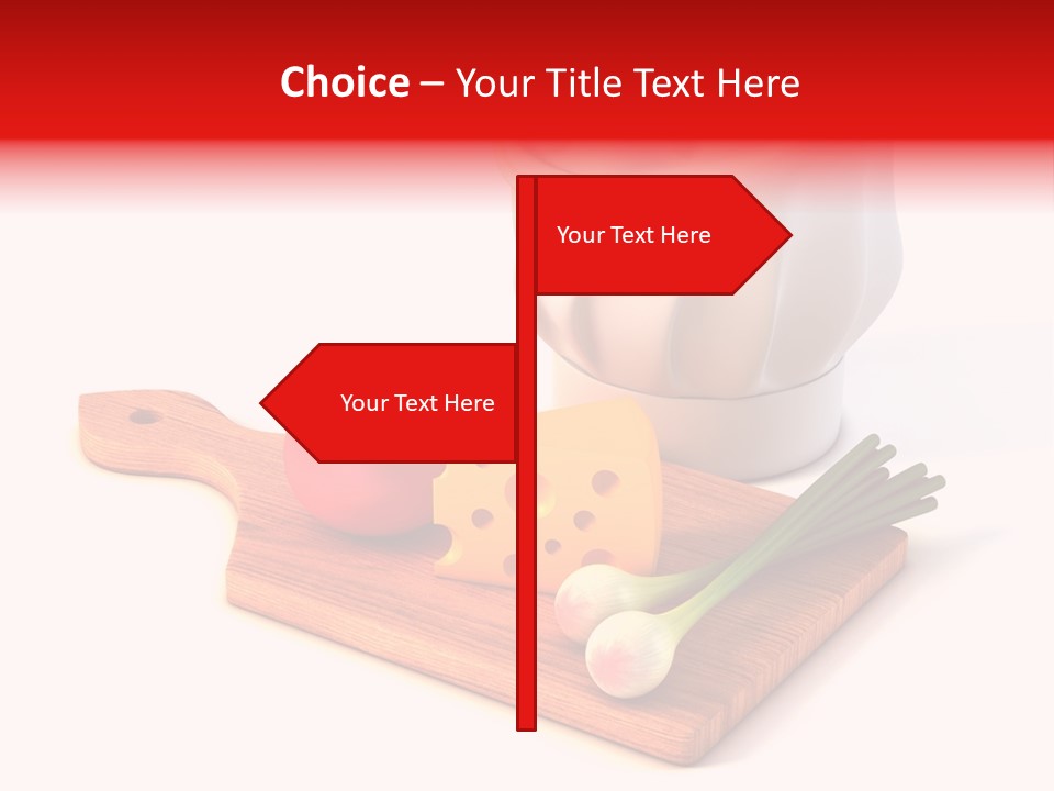 Red Diet Chief PowerPoint Template