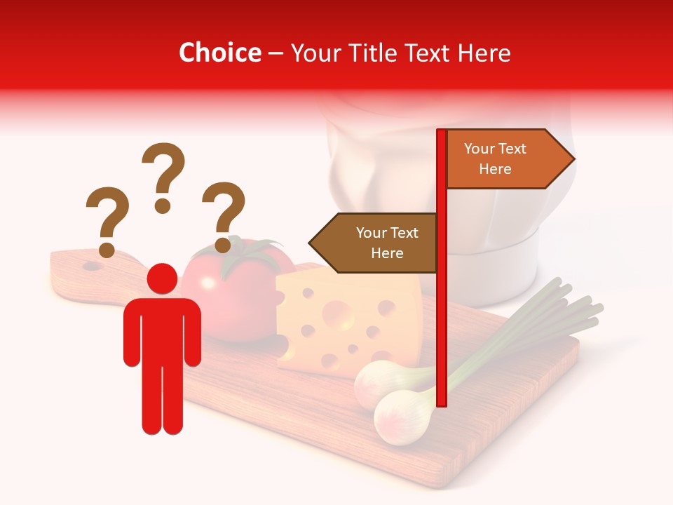 Red Diet Chief PowerPoint Template