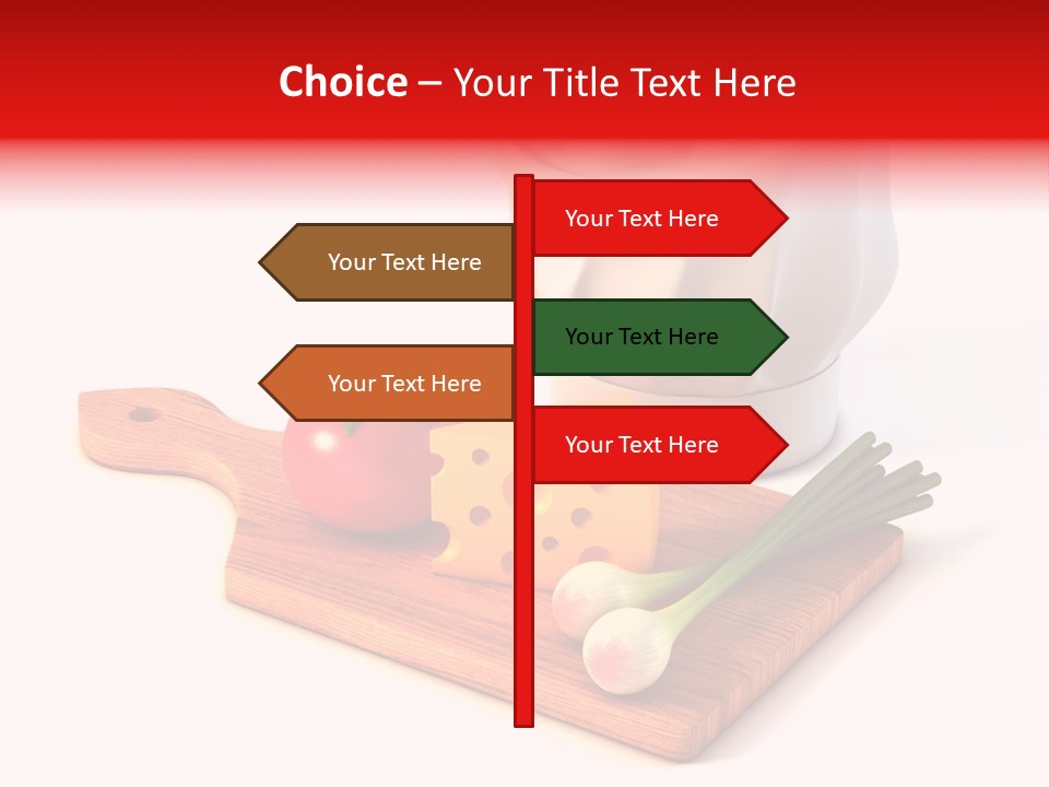 Red Diet Chief PowerPoint Template