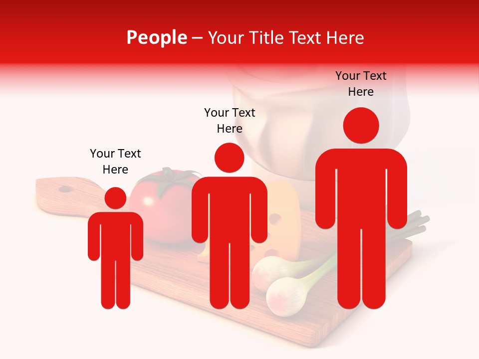 Red Diet Chief PowerPoint Template
