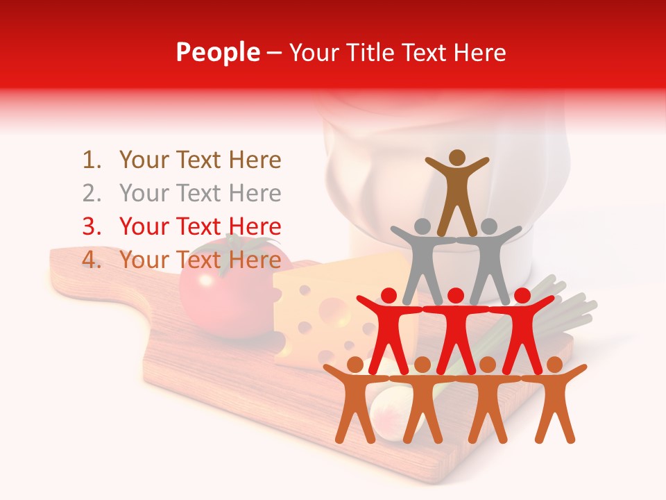 Red Diet Chief PowerPoint Template