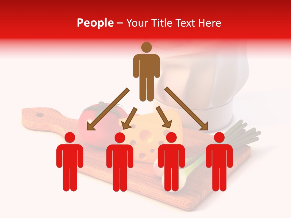 Red Diet Chief PowerPoint Template