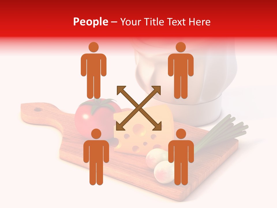 Red Diet Chief PowerPoint Template