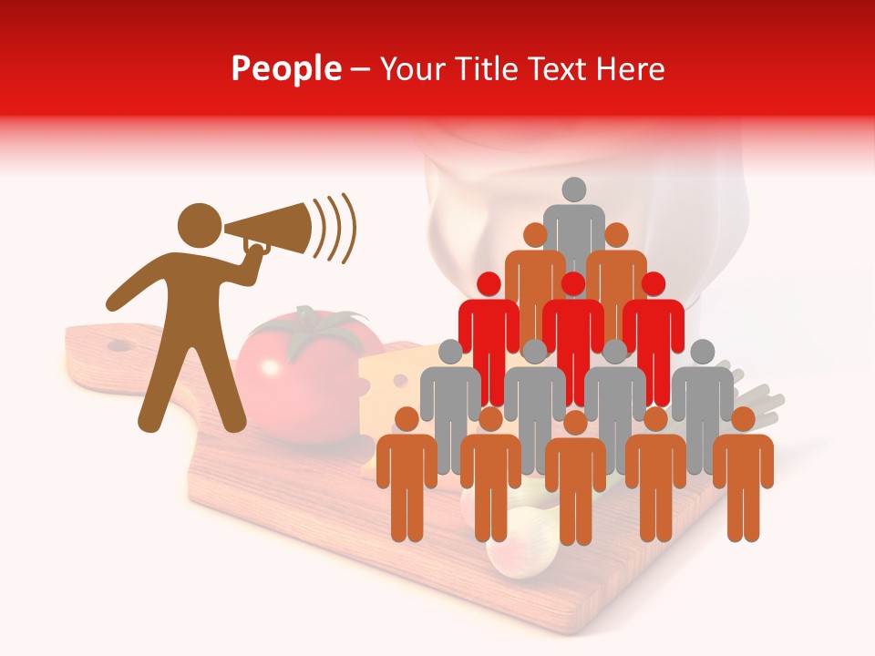 Red Diet Chief PowerPoint Template