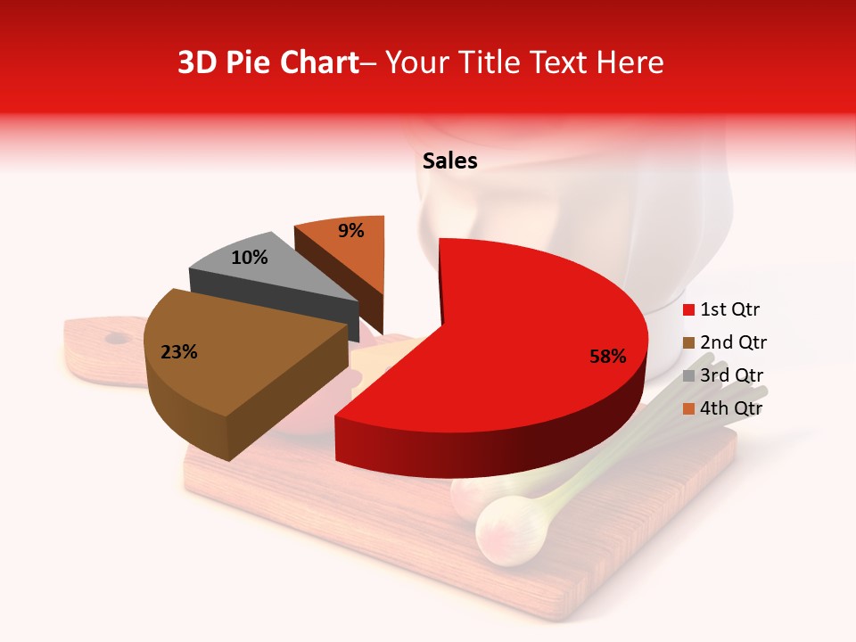 Red Diet Chief PowerPoint Template